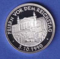 Silbermedaille Feiern Vor Dem Reichstag 3. Oktober 1990 - Non Classificati