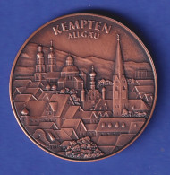 Medaille 1981 Sozialbau Kempten GmbH - Stadtansicht Von Kempten / Allgäu - Otros & Sin Clasificación