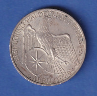 Deutsches Reich Silbermünze Preußen - Waldeck 3 Reichsmark 1929 A Vz - Otros & Sin Clasificación