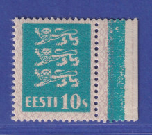 Estland 1929 Wappenlöwe  Mi.-Nr. 79 B Rechtes Randstück   ** / MNH - Estonia