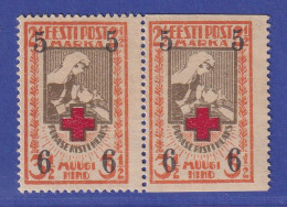 Estland 1926 Rotes Kreuz  Mi.-Nr. 60 Uw Waag. Paar Postfrisch ** / MNH - Estonia