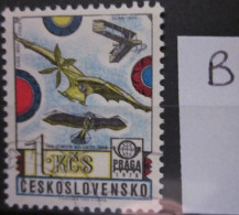 CZECHOSLOVAKIA 1977 ~ S.G. 2359, ~ 'LOT B' ~ EARLY AVIATION. ~ VFU #03198 - Used Stamps