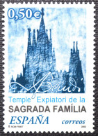 España Spain 2002  Sagrada Familia  Antonio Gaudí  Mi 3772  Yv 3492  Edi 3924  Nuevo New MNH ** - Iglesias Y Catedrales