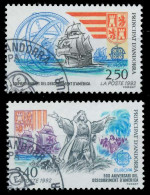 ANDORRA (FRANZ. POST) 1992 Nr 437-438 Gestempelt X5D8D4E - Used Stamps