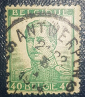 Belgium 1912 King Albert 40C Used Postmark Stamp - Other & Unclassified