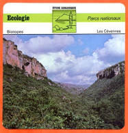 Fiche Ecologie Les Cévennes Parc Nationaux Etude Zoologique Biotopes - Géographie