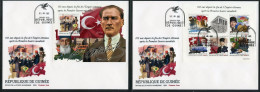 Guinea 2023, 100th Ottoman Empire, Ataturk, 5val In BF +BF In 2FDC - Briefmarken