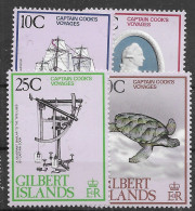 Gilbert & Ellice Islands Mnh ** 1979 3,5 Euros Turtle Tortue Cook - Gilbert & Ellice Islands (...-1979)