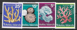 Tokelau Mnh ** 1973 9 Euros Corals - Tokelau
