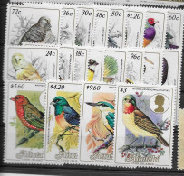 Aiutaki Cook Mnh ** Complete Birds Owl Set 20 Stamps 1984 65 Euros - Aitutaki