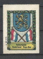 NETHERLANDS Nederland Flag Flagge Vignette Poster Stamp (*) - Expositions Philatéliques