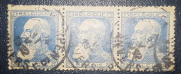 Belgium Used Classic Postmarks Stamps 25C - Other & Unclassified