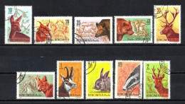 Animaux Chasse Roumanie 1961 (116) Yvert N° 1781 à 1790 Oblitérés Used - Gibier