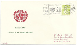 Correspondence - Denmark, United Nations, N°1144 - Cartas & Documentos