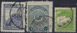 1923, 1926; Turkish Republic & Palestine, Used - Oblitérés