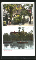 AK Naunhof, Mühle Lindhardt, Boote Auf Dem Fluss  - Naunhof