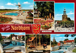 73814052 Nordhorn Freibad Stadtpark Reform Kirche Vechtepartie Tierpark Neues We - Nordhorn