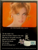 Publicité Papier  SAVON LUX JANE FONDA Juin 1967 FAC 1155 - Pubblicitari