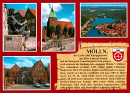 73213398 Moelln Lauenburg Till Eulenspiegel St Nicolai Luftperspektive Historisc - Mölln