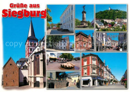 73212865 Siegburg Kirche Teilansichten Monument Fussgaengerzone Siegburg - Siegburg