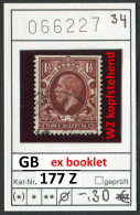 Grossbritannien 1934 - Great Britain 1934 - Grand Bretagne 1934 - Michel 177 Z Ex Booklet -  Oo Oblit. Used Gebruikt - Oblitérés