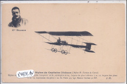 AVIATION- BIPLAN DU CAPITAINE DICKSON - Airmen, Fliers