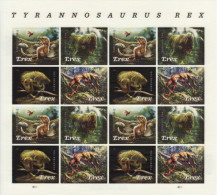 USA 2019 , Dinosaurs, Prehistoric , 3-D , Unusual . - Blocks & Sheetlets