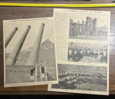 1930 GHI5 CONFÉRENCE NAVALE DE LONDRES PALAIS SAINT-JAMES CUIRASSES DEVANT LE ROCHER DE GIBRALTAR - Verzamelingen