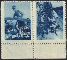 FRANCE (ca.1931) - 2 Vignettes Se-tenant "Les Secrets De La Mer Rouge" (Henry De Monfreid) - Neufs ** (Bord De Feuille) - Sonstige & Ohne Zuordnung
