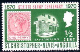 256 Christopher Nevis One Penny Victoria MNH ** Neuf SC (CHT-4a) - St.Christopher-Nevis-Anguilla (...-1980)