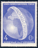 252 Chili Kennedy Memorial MNH ** Neuf SC (CHL-13) - Kennedy (John F.)