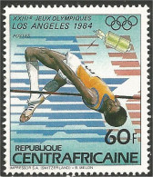 234 Centrafrique Saut Hauteur High Vault MNH ** Neuf SC (CAF-32) - Athletics