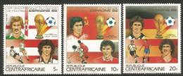 234 Centrafrique Soccer Football MNH ** Neuf SC (CAF-35) - Other & Unclassified