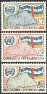 234 Centrafrique Drapeaux Flags United Nations Unies MH * Neuf (CAF-28) - Stamps