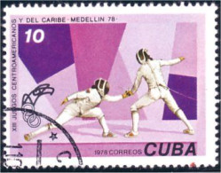 290 Cuba Escrime Fencing Fechten Esgrima Scherma (CUB-52) - Fechten