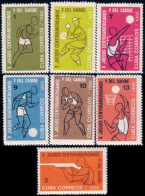 284 Cuba Tir Shooting Baseball Volleyball Football Boxe Boxing Bastketball 1966 MNH ** Neuf SC (CUB-28) - Baseball