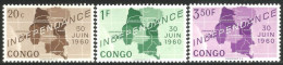 273 Congo 1960 Carte Congo Map Indépendance Independence MNH ** Neuf SC (CGZ-22a) - Nuevos