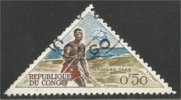 272 Congo Triangle Postier Facteur Mailman Postman Messenger (CGO-49) - Autres & Non Classés