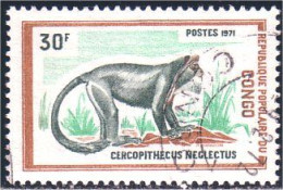 272 Congo Affe Scimmia Singe De Brazza Monkey Mono (CGO-18) - Oblitérés