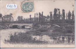 IS-SUR-TILLE- PONT DU CHEMIN DE FER AU TRANSIT - Is Sur Tille