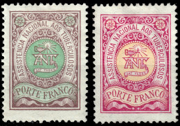 PORTUGAL - Timbres De Franchise / Free Frank Stamps "Assistencia Nacional Aos Tuberculosos" For 1904 & 1905 - Mi.1& 2 - Ungebraucht