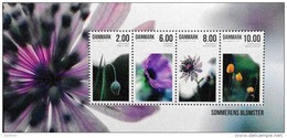 Denmark 2011   Flowers/Blummen Minr.1650-53  Block 43 MNH (**)    ( Lot Mappe ) - Unused Stamps