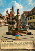 73212763 Michelstadt Stadtkirche Marktbrunnen Michelstadt - Michelstadt