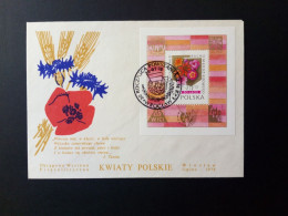 POLEN BLOCK 72 FDC BLUMENSTRAUSS 1978 - FDC