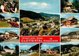 73211844 Glottertal Landschaftspanorama Trachten Hallenbad Hotel Kurhaus Schwimm - Glottertal