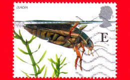 INGHILTERRA - GB - GRAN BRETAGNA - 2001 - Europa - Vita Da Stagno - Great Diving Beetle - E - Gebruikt