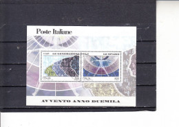 ITALIA 2000 -  Sassone   BF  29° - Avvento Anno 2000 - Blocks & Kleinbögen