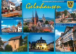 73210540 Gelnhausen Barbarossastadt Markt Kirche Kapelle Rathaus Geburtshaus Von - Gelnhausen