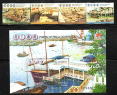 Macau/Macao 2012 Fishing Harbour In The Past (stamps 4v + SS/Block) MNH - Ongebruikt