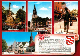 73210378 Beckum Westfalen Mariensaeule Stephaniuskirche Steinkuehler Marktplatz  - Beckum